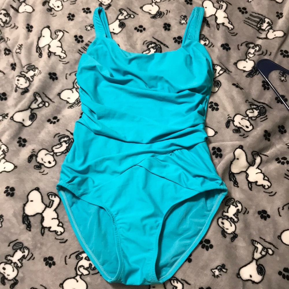 Light blue One piece swim suit